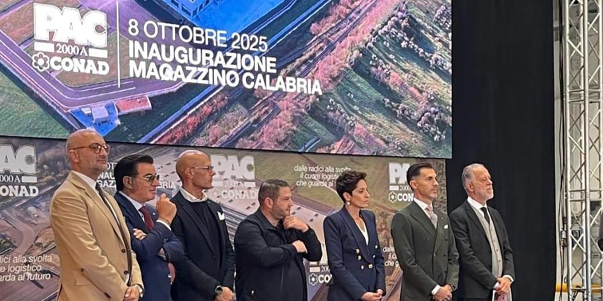 Nuovo polo logistico Pac 2000A: inaugurazione a Montalto Uffugo (Cosenza)
